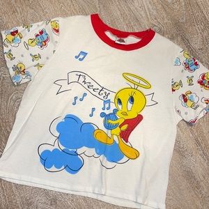 Vintage Tweety Bird Looney Tunes Cartoon T-shirt